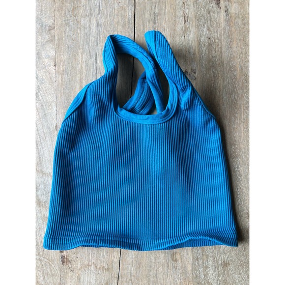 Free People Tops - Free People movements - Happiness Runs Convertible Tank - xs/s - Blue - NWOT